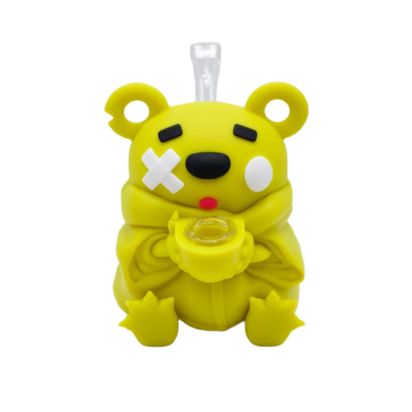 5" Bandit Bear Silicone Bong