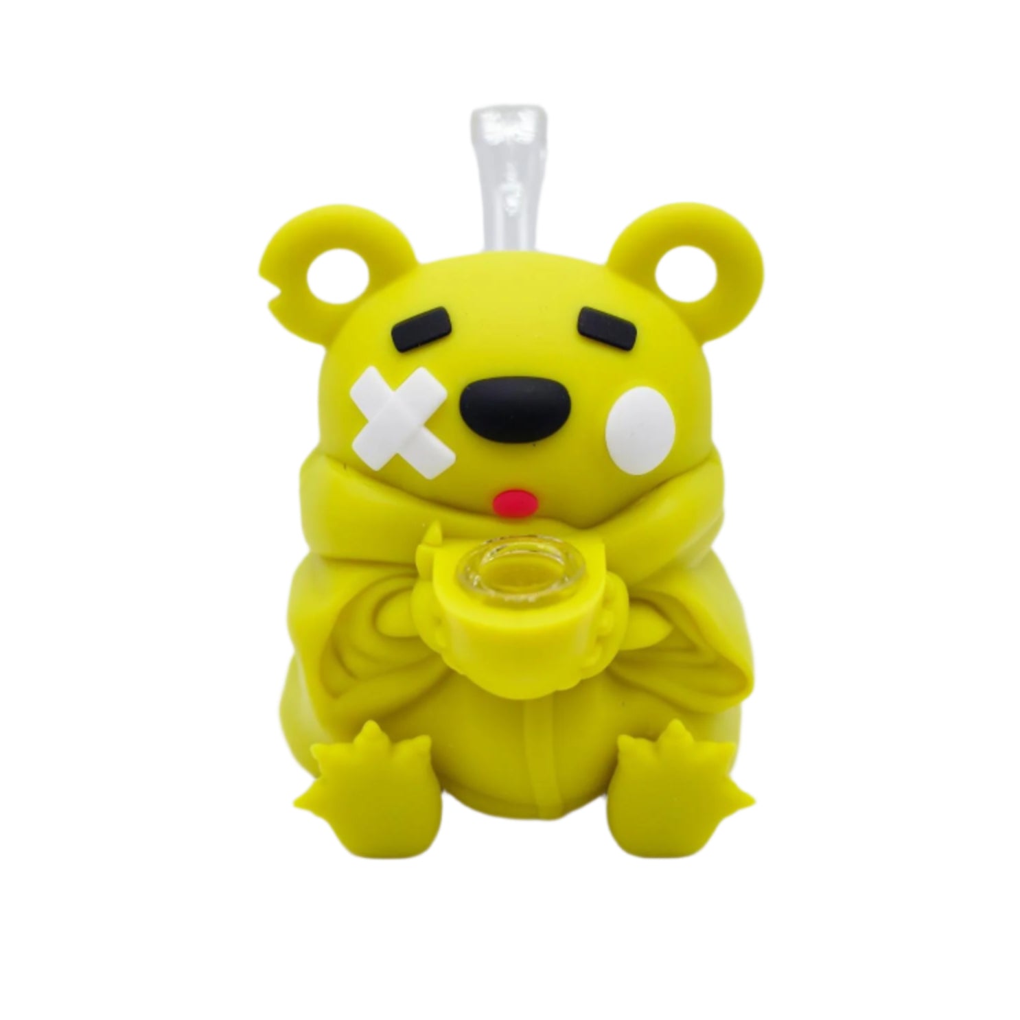 5" Bandit Bear Silicone Bong