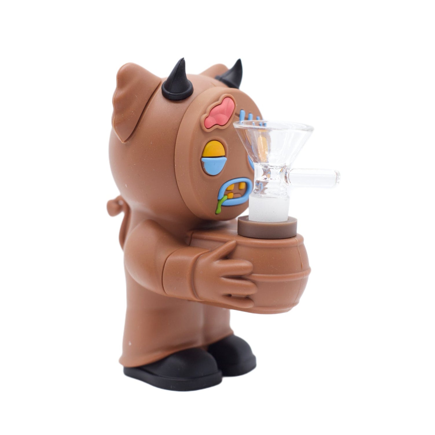 5" Zombie Gingerbread Silicone Bong