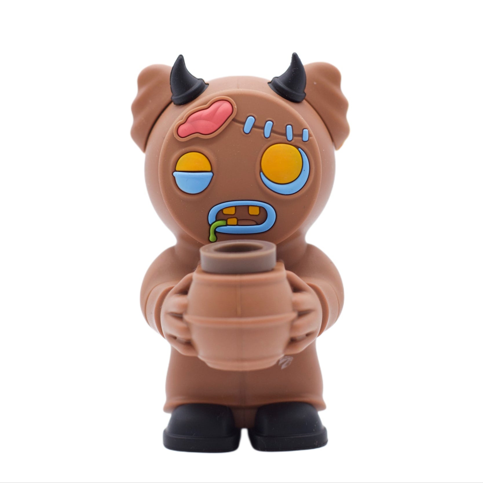 5" Zombie Gingerbread Silicone Bong