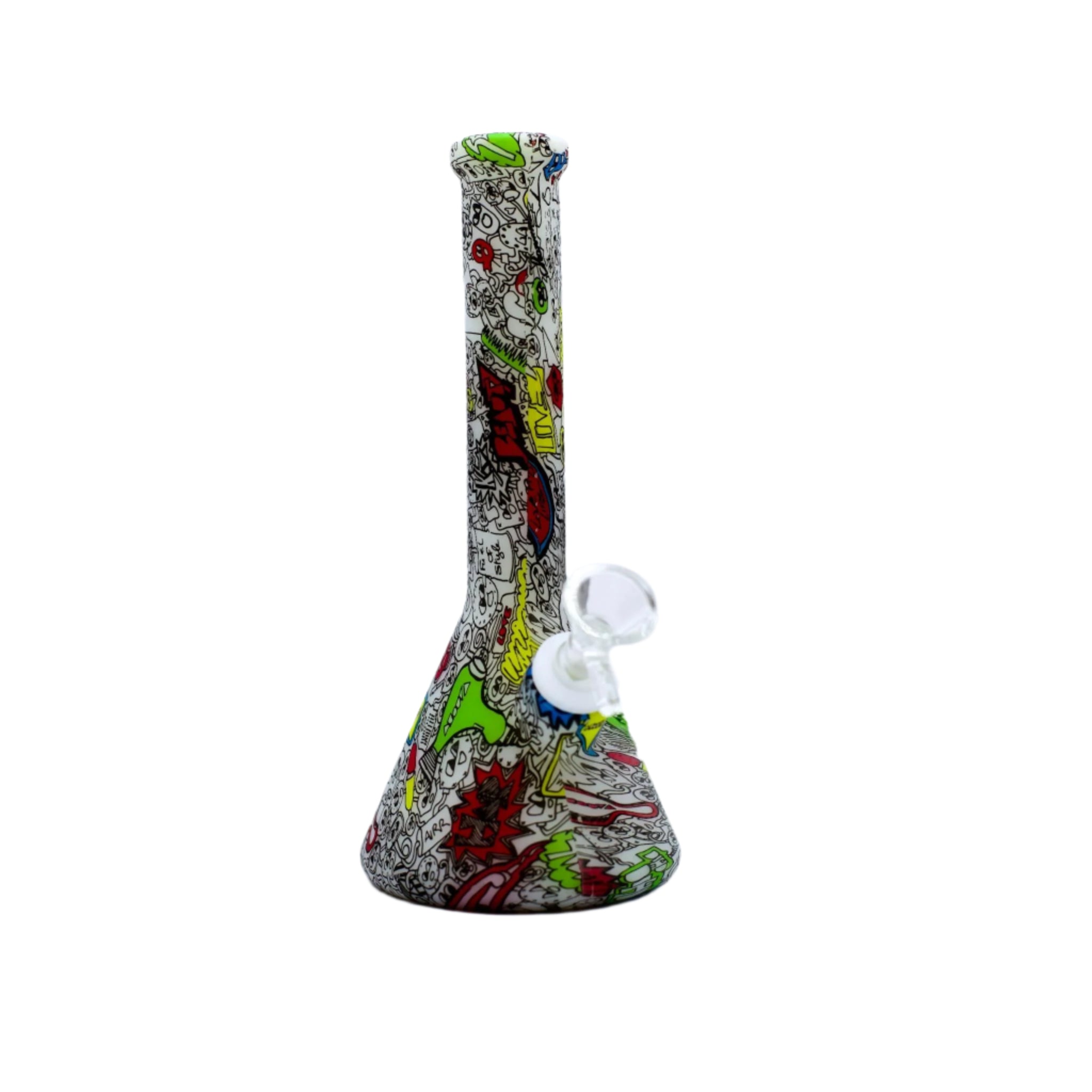 8" Hydrographic Beaker Silicone Bong