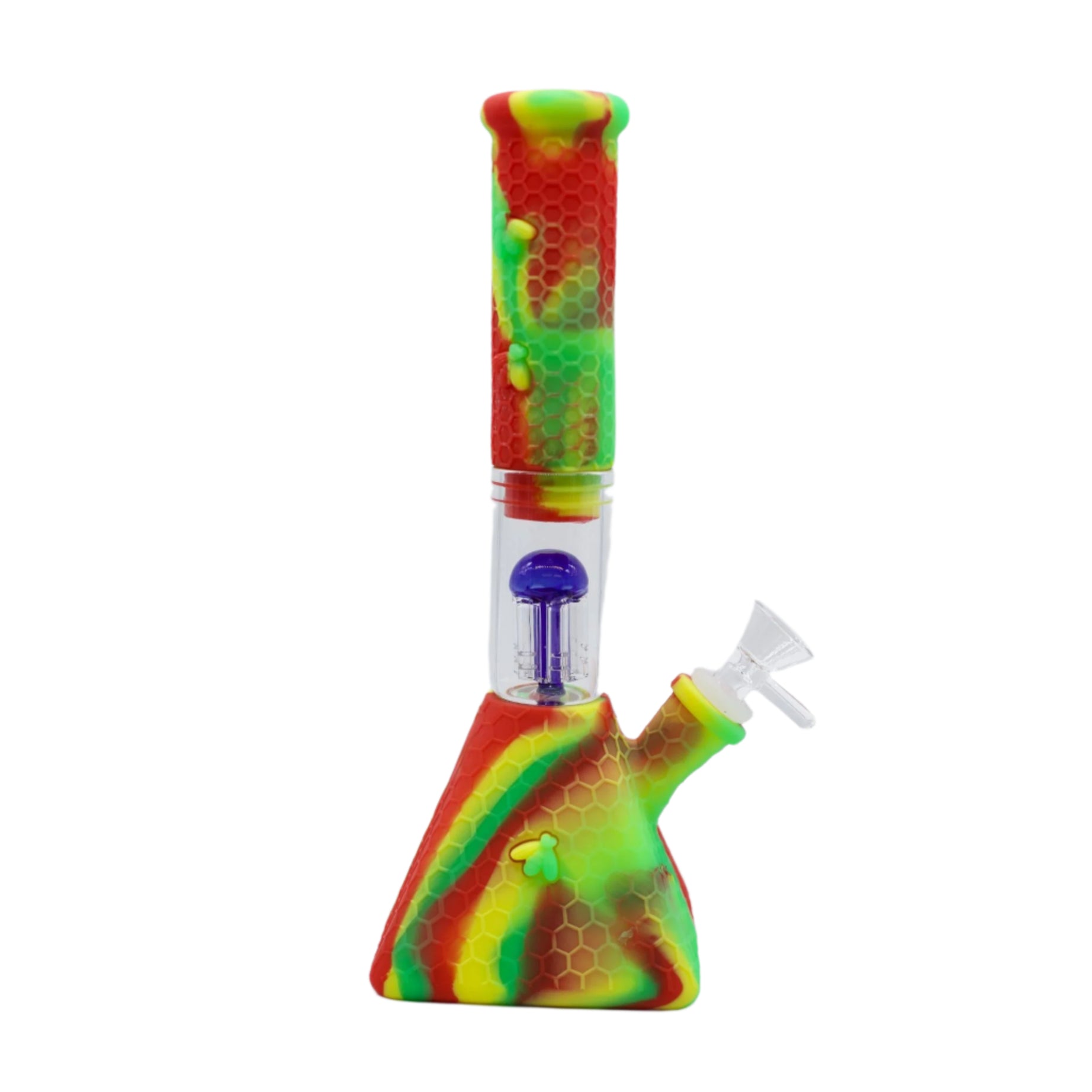 11" Pyramid Silicone Bong
