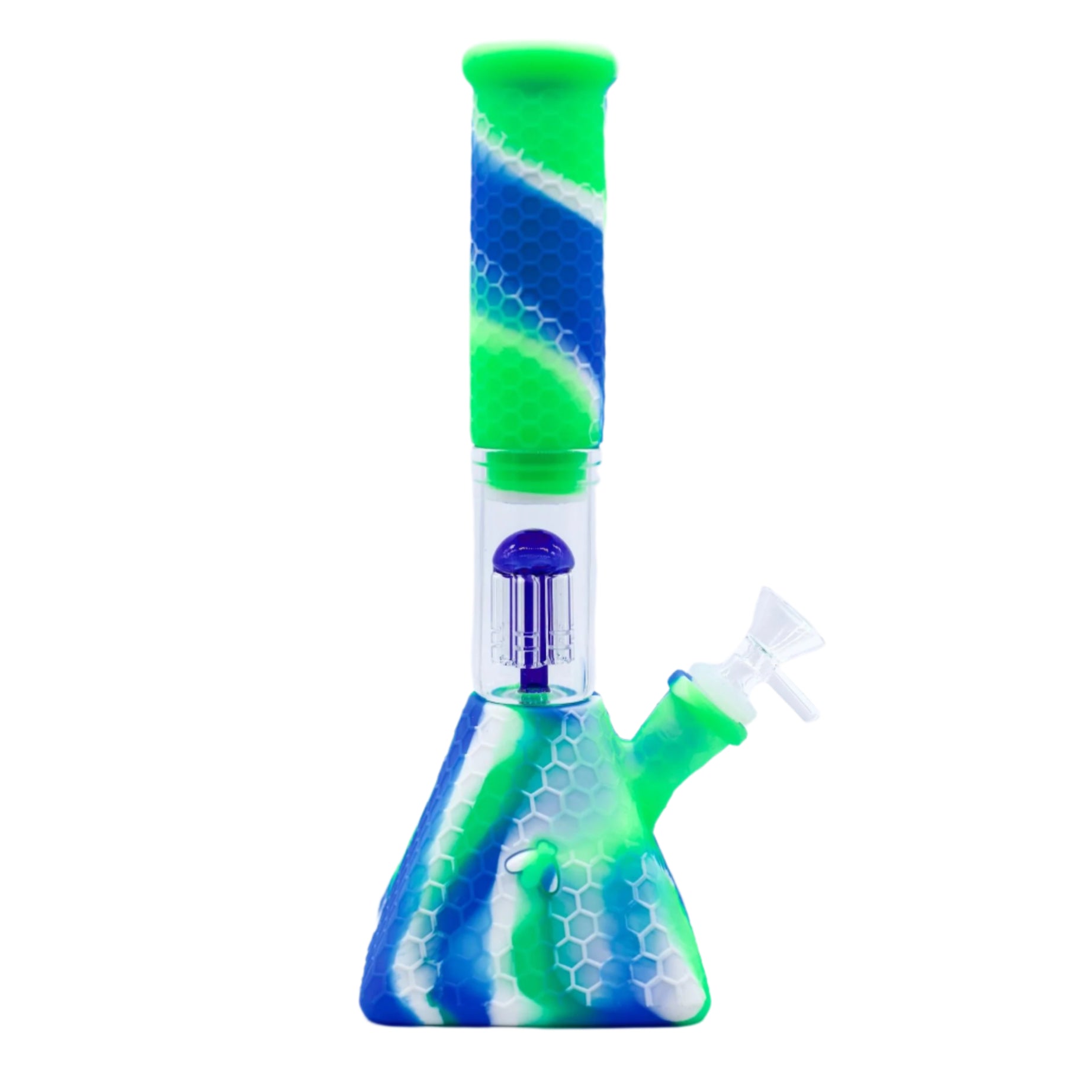 11" Pyramid Silicone Bong