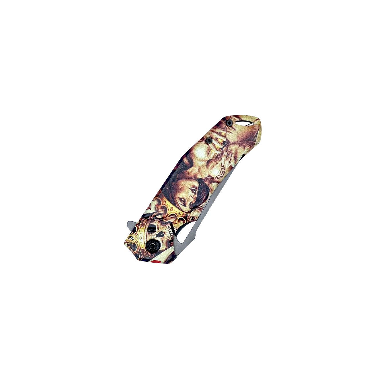 Hydrographic Print Folding Knife