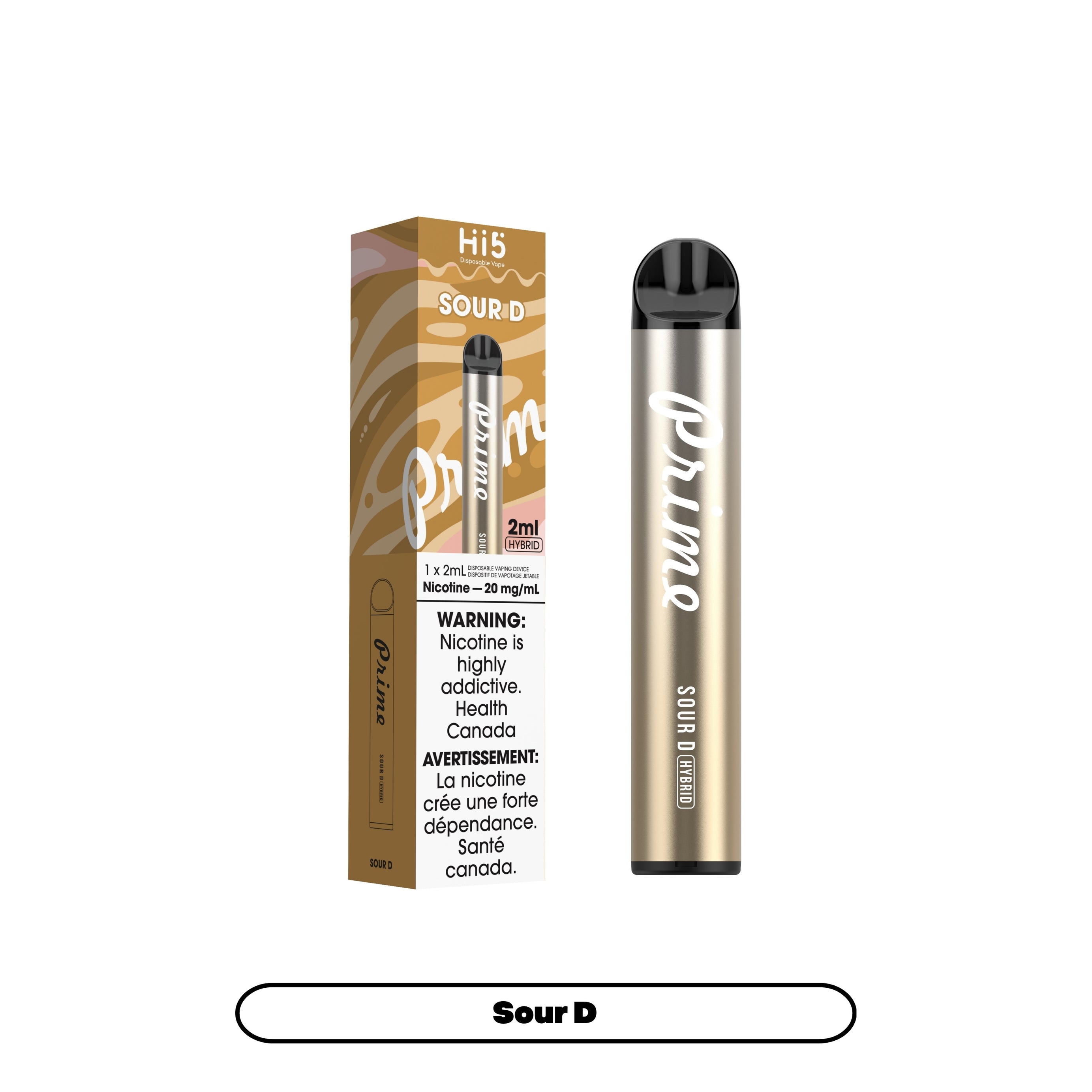 Hi5 Prime 3000 Disposable [20MG Intense] (6pc/Carton) [Federal]