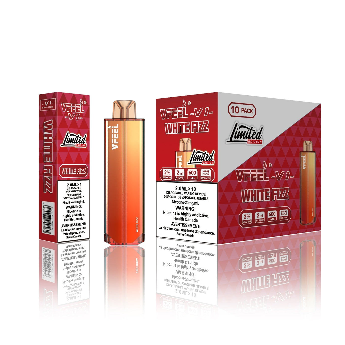 VFEEL V1 Disposable [20MG Intense] (10pcs/carton)