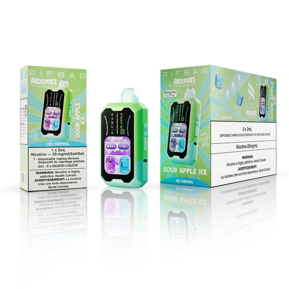 Rifbar MixPro 40k Disposable [20MG Intense] (5pc/Carton) [Federal]